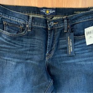 NEW! Lucky Brand Classic Curvy Fit Boot Cut Women’s Jeans Dark Wash Size 16/33